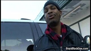 Blacks On Boys - Interracial Hardcore Gay Fuck Video 22