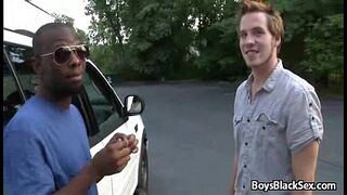 Blacks On Boys Bareback Gay Hardcore Fucking Video 21
