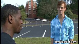 Blacks On Boys - Interracial Hardcore Gay Cock Sucking 15