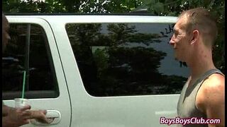 Blacks On Boys - Bareback Interracial Hardcore Fucking Movie 11