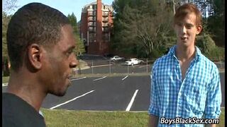 Blacks On Boys - Interracial Hardcore Gay Porn Movie 19