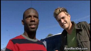 Blacks On Boys - Interracial Hardcore Gay Porn Movie 05