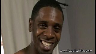 BlacksOnBoys - Bareback Interracial Hardcore Gay Porn Movie 15