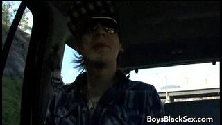 Blacks On Boys -Interracial Gay Hardcore Baeback Fuck Video 11