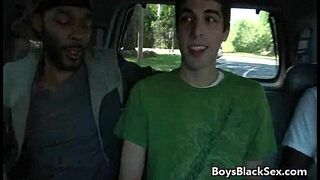 Blacks On Boys -Interracial Gay Hardcore Baeback Fuck Video 22