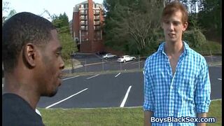 White Sexy Boy Hardcore Interracial Bareback Gay Fucking 15