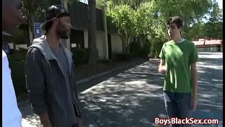 Interracial Hardcore Gay Bareback Fucking 08