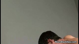Black Gay Dude Fucks White Yopung Boy Bareback Style 04
