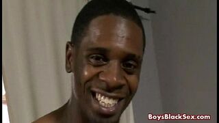 Young white boy fucked by gay black cock 15