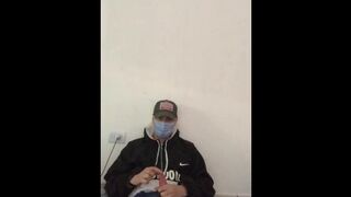 boy jerks off in his spare time, all cum