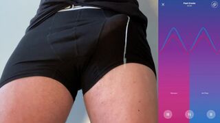 Hands free prostaste orgasm machine compilation