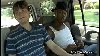 Hardcore Interracial bareback gay sex video 12