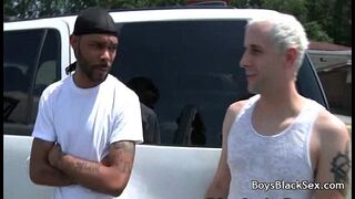 Sexy black boys fuck white tight asses 07