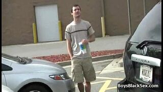 White boy gets pounded by black cock 12