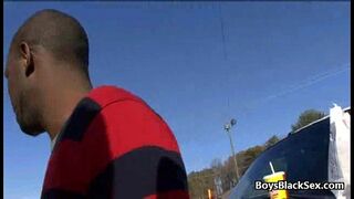 White boy gets pounded by black cock 18