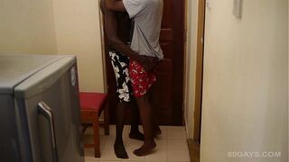 Black Twinks Toni and Jack Fuck Bareback