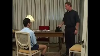Daddy and cute boy