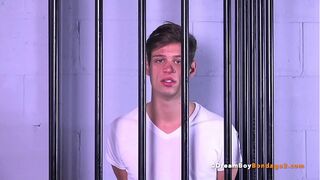 Beautiful Michael DelRay Cums For His Master After Being Dominated - Gay Bondage - DreamBoyBondage.com