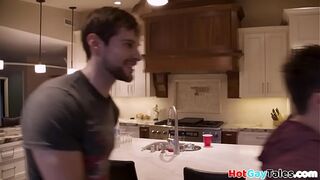 Cocksucked wolf breeding athletic nerdy bottom