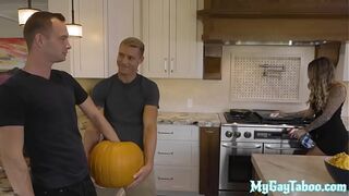 Dick tugging jock barebacks stepbrother until shooting jizz