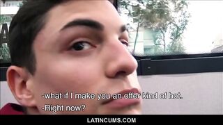 LatinCums.com - Hot Stud Latino Boy Paid Cash To Fuck Straight Guy