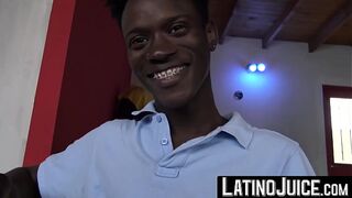 LatinoJuice.com - Nico & Nicolas - Straight Jamaican Nico gobbles my dick then proceeds to hammer my ass