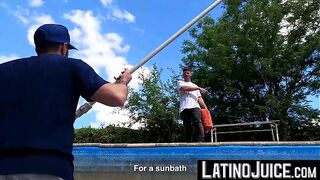 LatinoJuice.com - Liam Cox & Luke Ryder - Muscular Luke Ryder gobbleed by Liam Cox craving mouth
