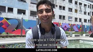 LatinLeche - Straight Stud Pounds A Cute Latino Boy For Cash