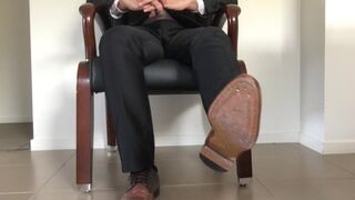 Black evening suit and Italian leather dress shoes - Manlyfoot - who wants to go to dinner tonight