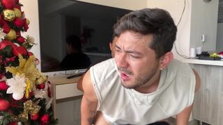 Mi Friend's Father Ate My Ass Hard and Bareback On La Terrace Of La House Overlooking La City