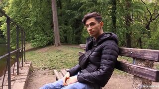 He Catches His GF Sucking Someone Else's Dick, He Then Goes To The Park And Sucks A Dick For Money - BigStr