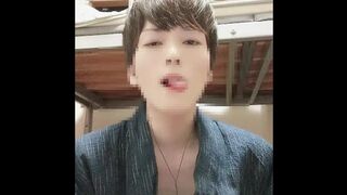 Yukata Twink Japanese Air Deep Kiss! Drooling and convulsions cum! 049