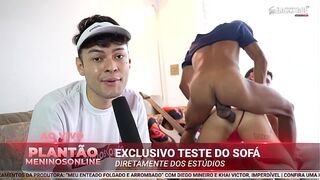 Backstage - Joseph Santos & Tavinho & Hanry Onlyjapa - Bareback (Couch Test)