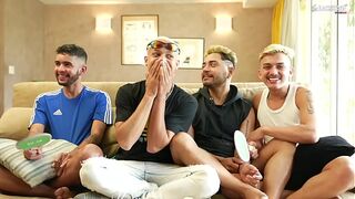 Backstage - Leonan Davis & Kevin Ethan & Lucas Laytynher & Lucas Ferrari- Bareback (Couple Lunchbox)