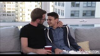 Horny Stepdad Threesome With Twink And Jock Stepson - Austin Lock, Alex Killian
