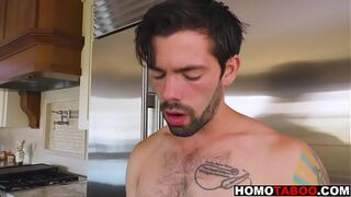 He fucks his step brother's husband without condom