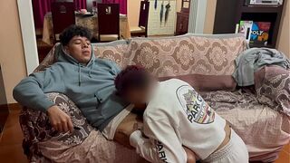 I went to my step-cousin's house to get him to help me check my ass. I asked him to check my anus but he ended up fucking me and pouring his semen inside me.