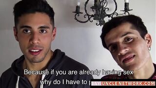 SayUncleNetwork.com - Straight Latino's big cock encounter and cash reward