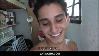 Cute Young Straight Twink Latino Boy Paid To Fuck His Gay Boss On Site POV