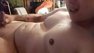 Latino Boys Huge Cumshot in Hotel