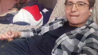 Latino Boy Jerks his Cock till it Explodes | Cumpilation