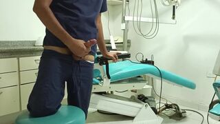 Handjob in the dentist's office full video