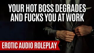 Breaking In The Office Slut [M4F] [Erotic ASMR Audio Roleplay] [Enemies to Lovers]