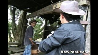 Latino Gay Cowboys Barebacking