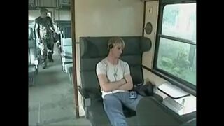 gatoesacana.blogspot.com - Blond guys fuck on the train