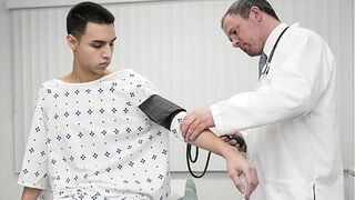 Doctor Giving the Protein Dose Into the Patient's Asshole - Doctorblows