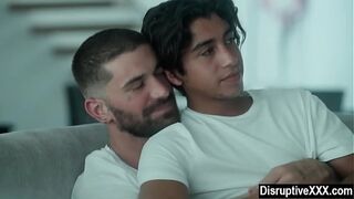 Young gay boy looses virginity to older lover