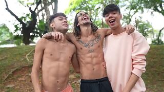 Making Of - Caco Foxx & Enzo Matteuz & Hanry Onlyjapa - Bareback
