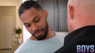 DOWNLOW BOYS - Horny Tony Crawls for Brock's Big Bulge