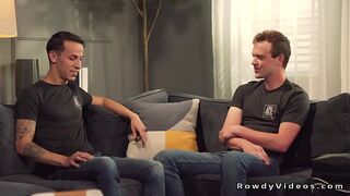 Film crew in oral and anal sex action in various positions